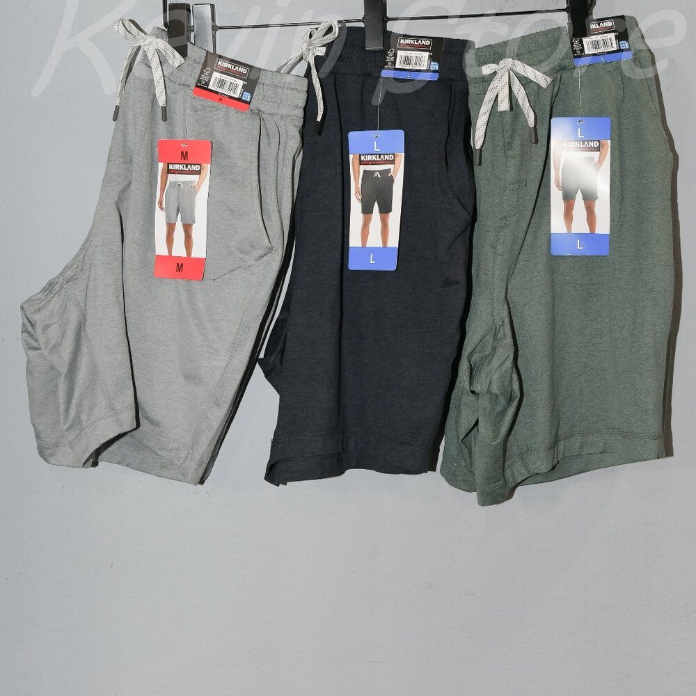 3 pairs Kirkland Signature‎ Men’s Lounge Shorts. Price is for 3 .